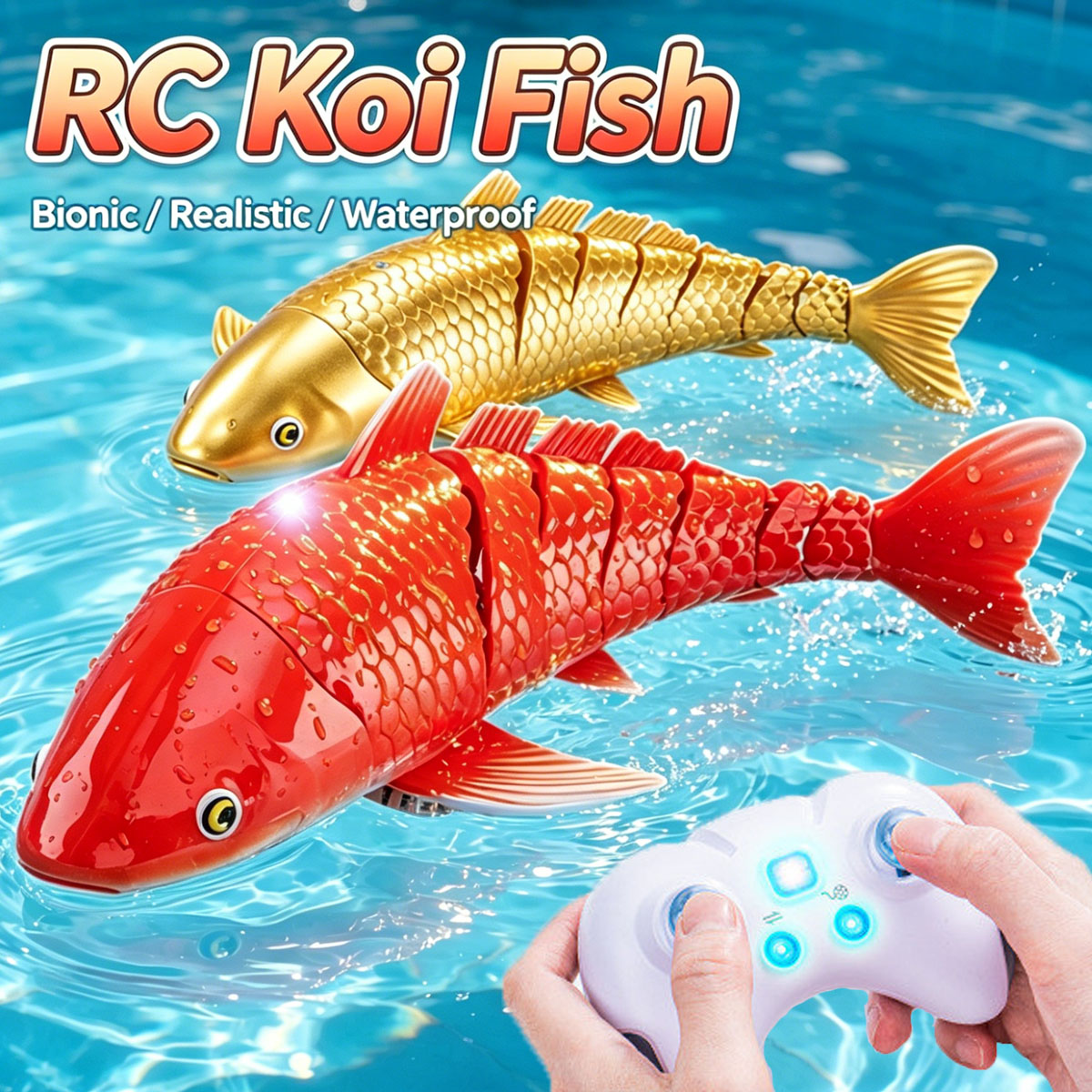 Rc Submarine Water - Умная радиоуправляемая бионическая рыбка-каприз (Кои), водная
