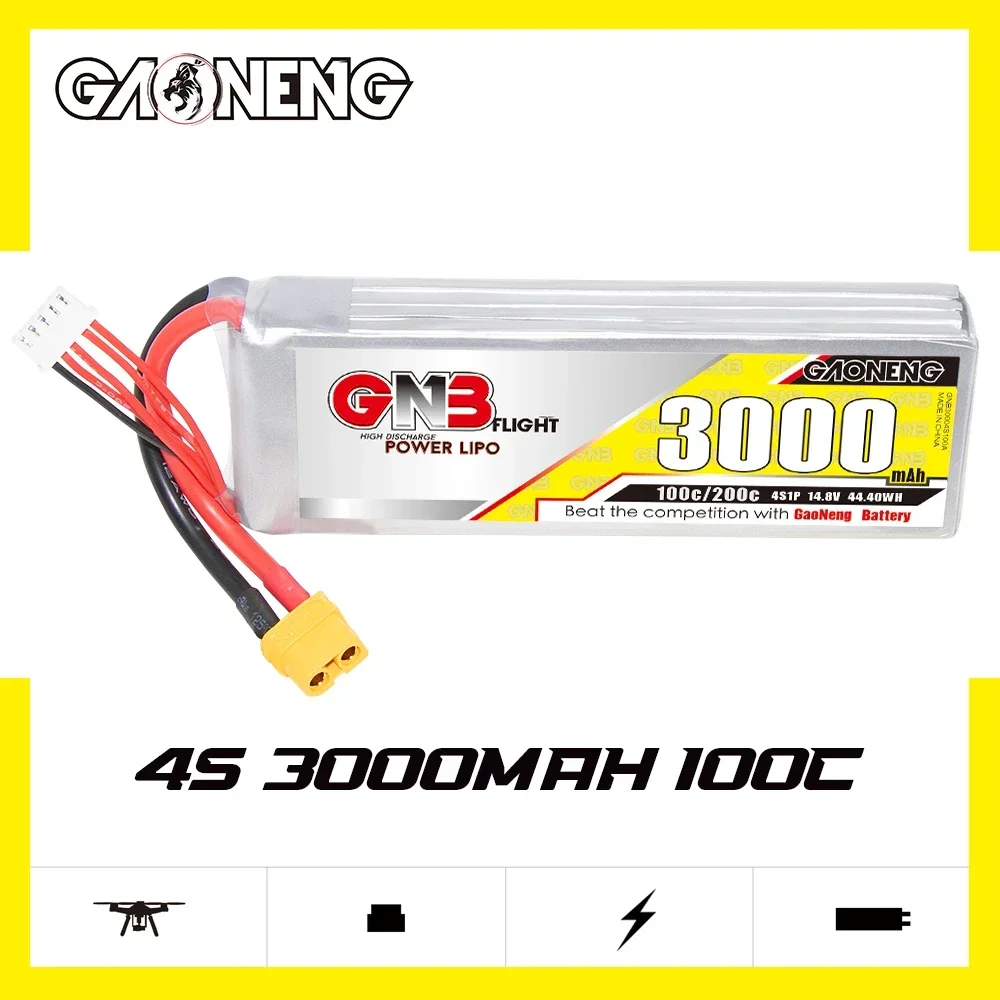 Lipo Battery 4S - GAONENG GNB 3000 мАч 4S 100C