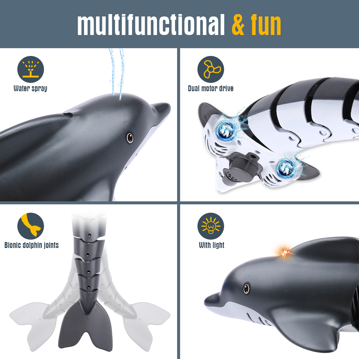 Акула ДУ Дельфин КИТ распылите – обзор и цена Rc Submarine Water